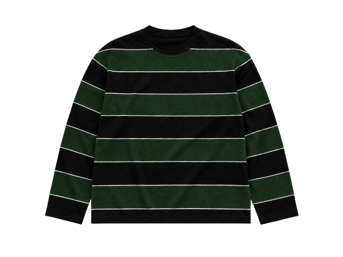 GREEN STRIPED KNIT