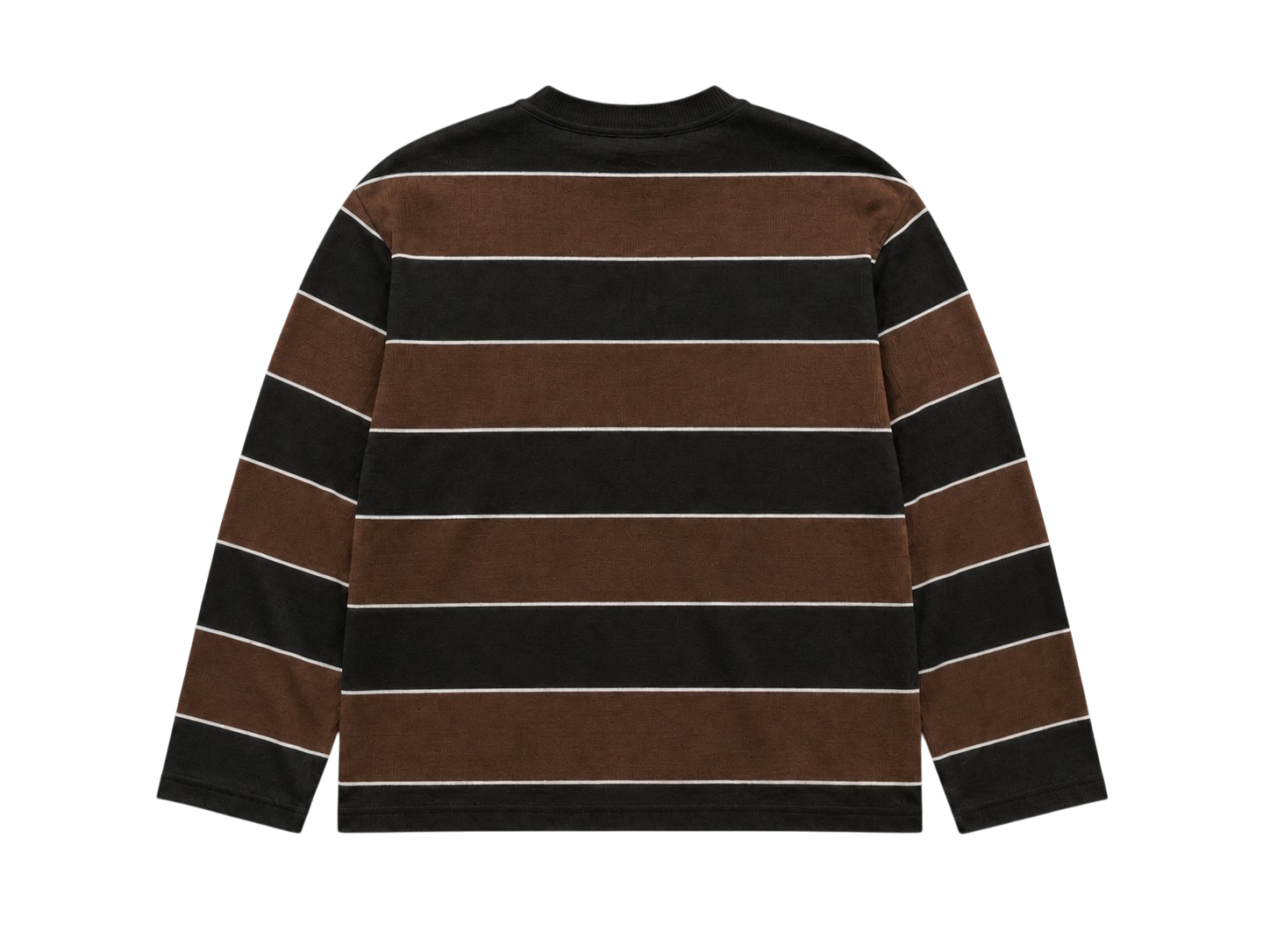 BROWN STRIPED KNIT