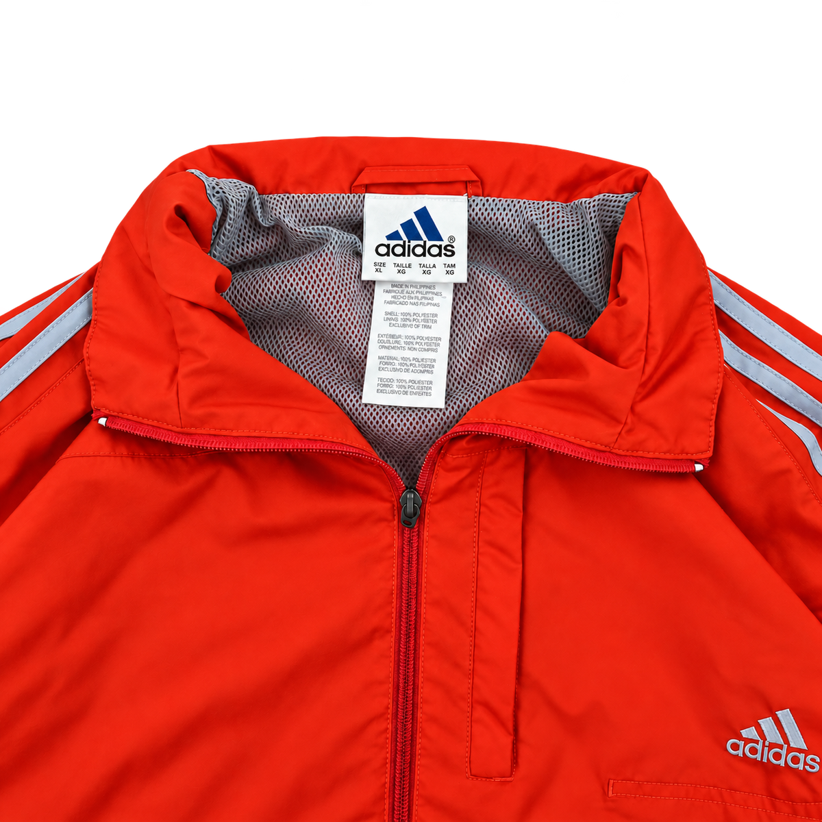 Early 2000's Adidas striped Windbreaker